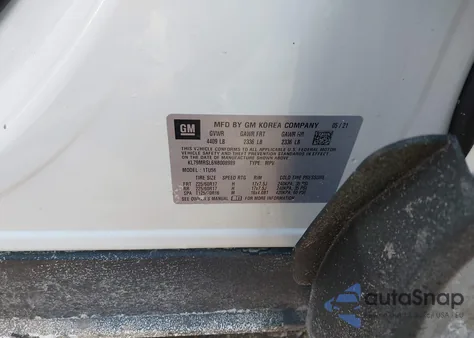 2022 Chevrolet Trailblazer Awd Lt из США, поврежденный, VIN KL79MRSL6NB008989